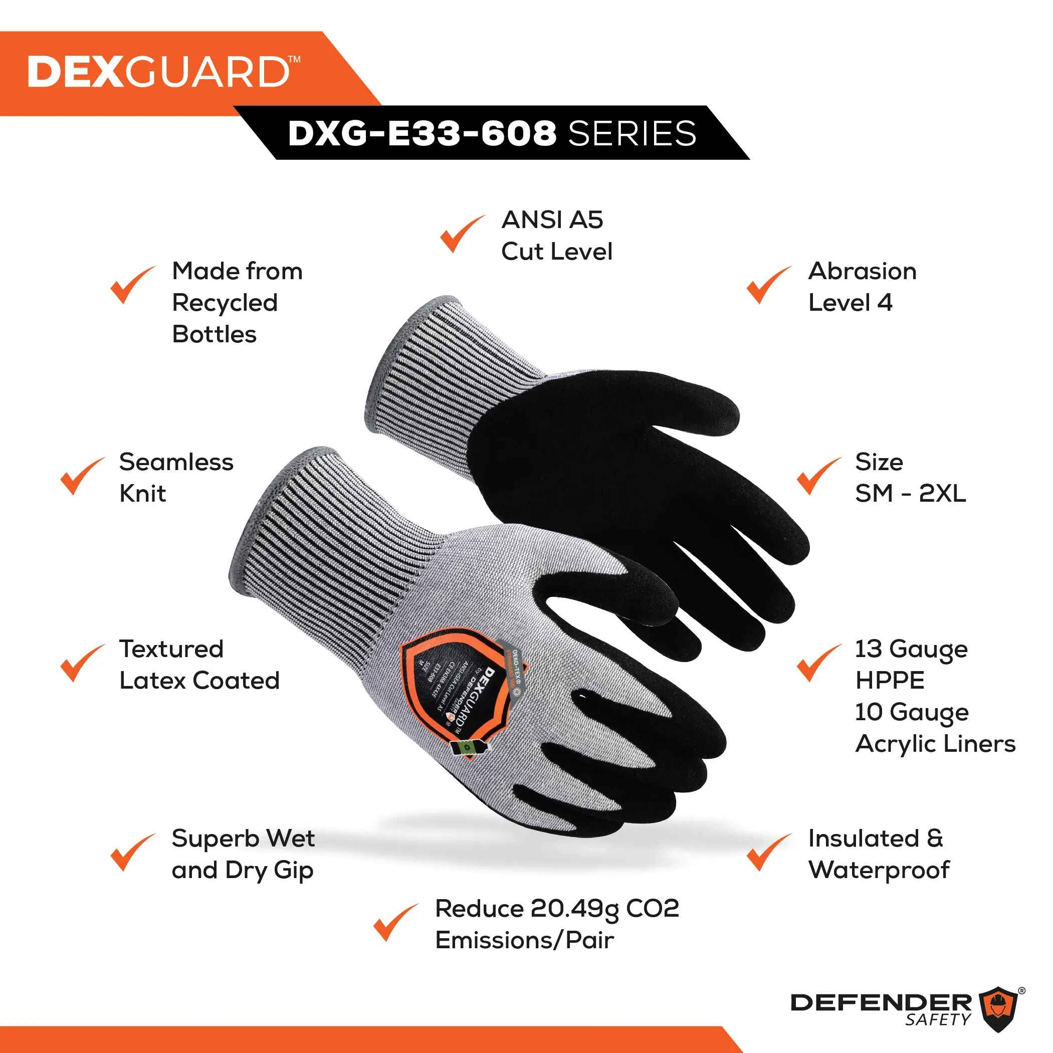 Authenticity Guaranteed A5 Cut-Resistant Work Gloves, X-Large, cut  resistant gloves 