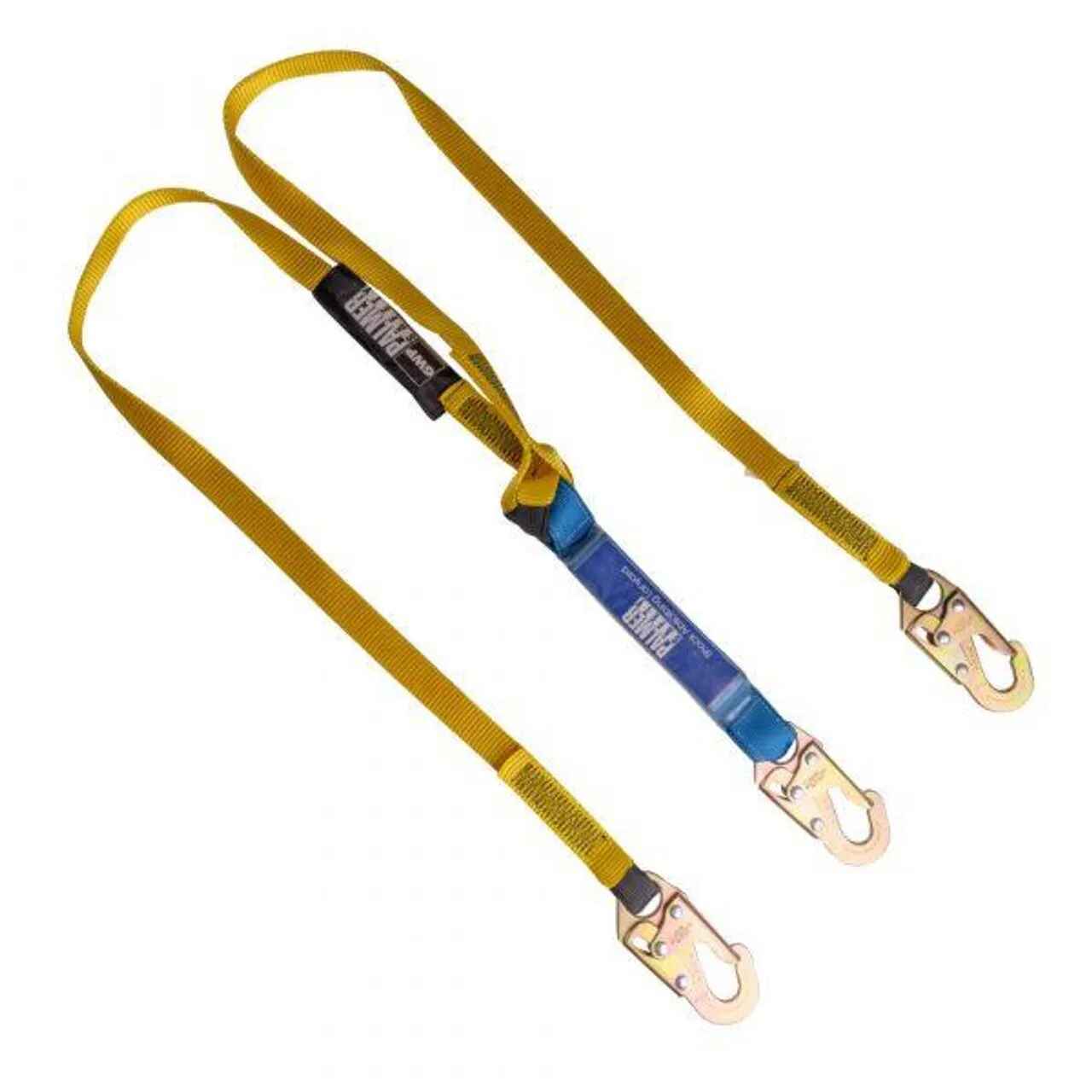 Dual Leg Lanyard 6' with 12' Free Fall. Shock Pack. Small Hooks. - Defender Safety