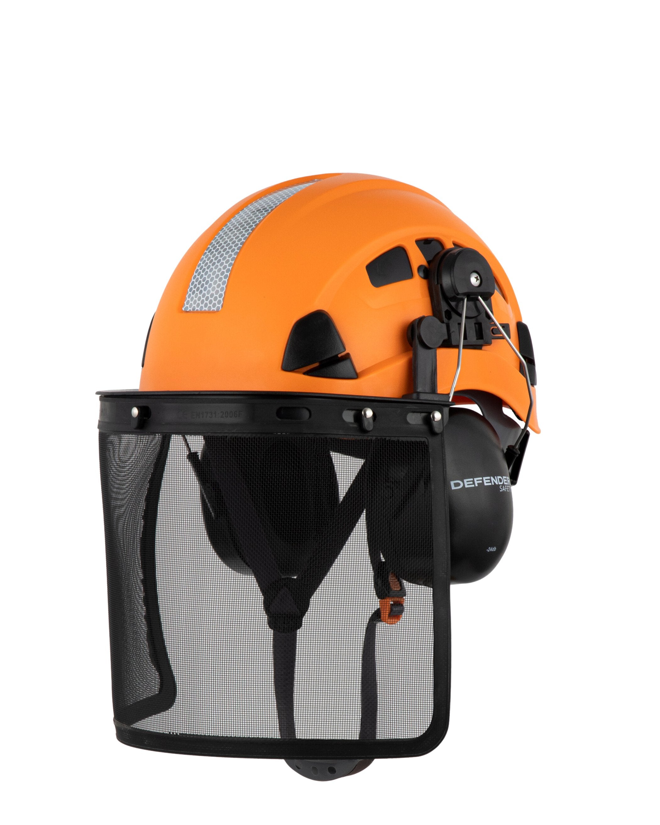 H1-CH Arborist Helmet for Forestry/Tree Safety + Hearing Protection - Defender Safety