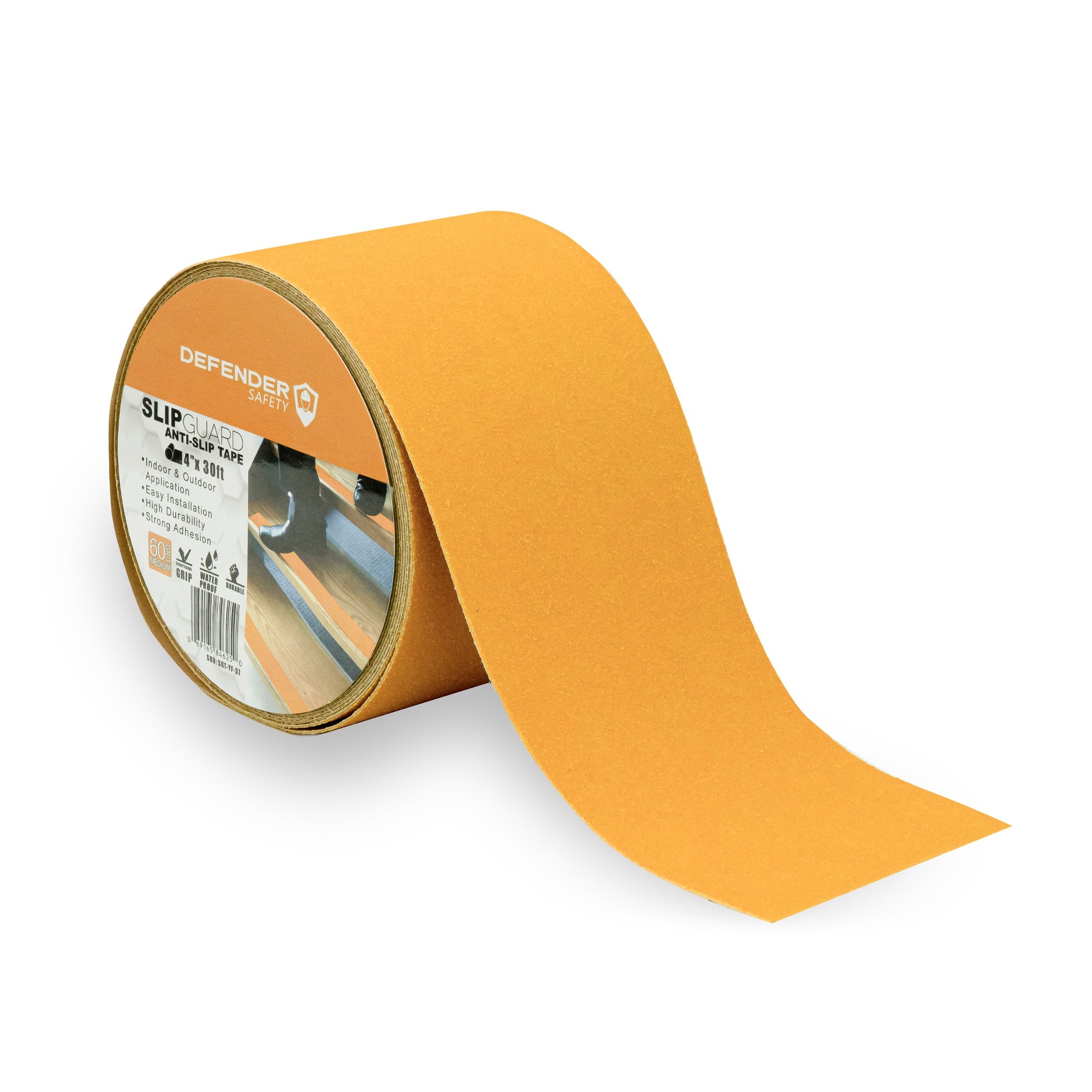 SLIPGUARD™ Anti-Slip Floor Tape. 60 Grit. Yellow