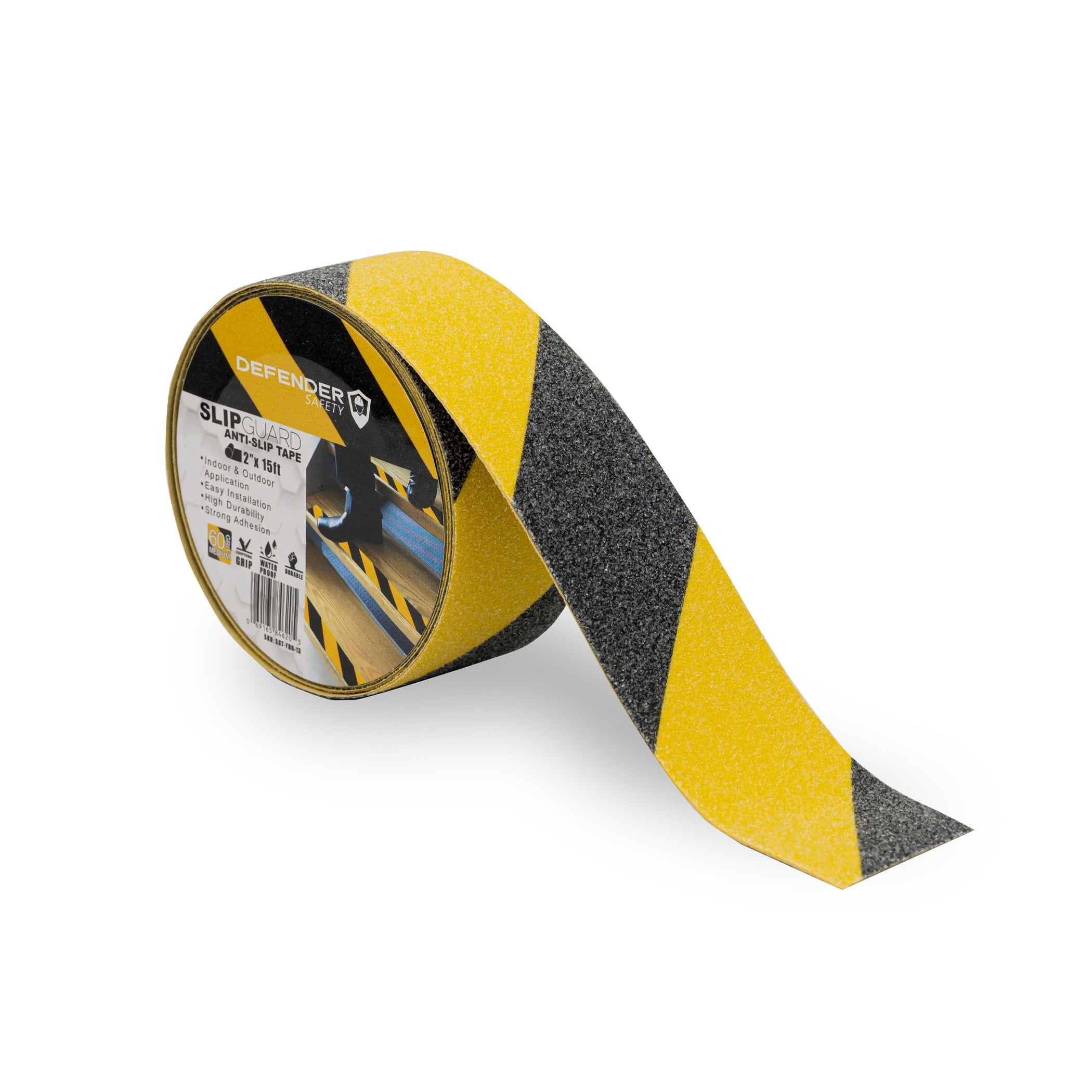 SLIPGUARD™ Anti-Slip Floor Tape. 60 Grit. Yellow & Black - Defender Safety