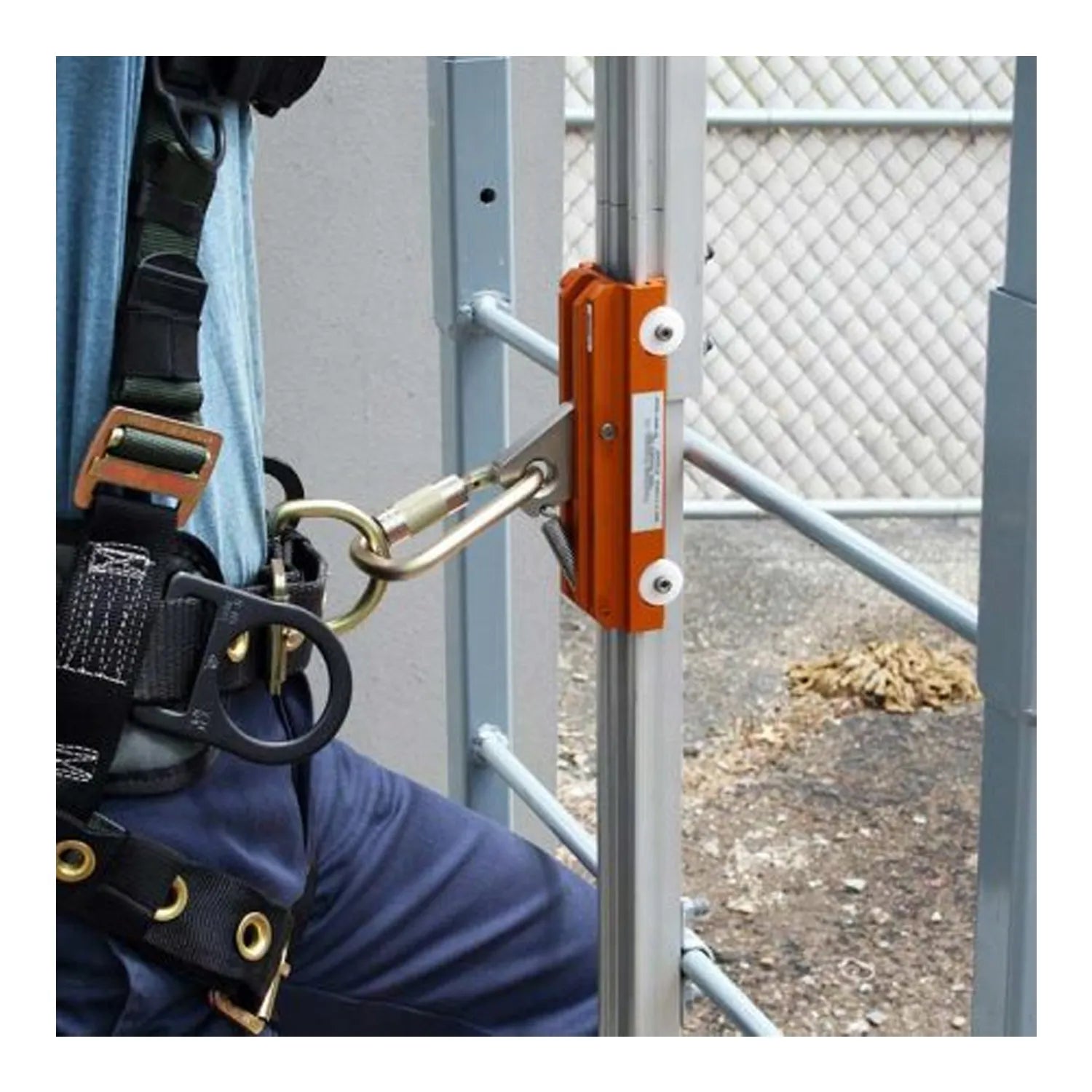 PFL w/ steel twist-lock carabiner & locking rebar hook, 3,600-lb. rated  gates - Continental Safety Equipment: People Protecting People!