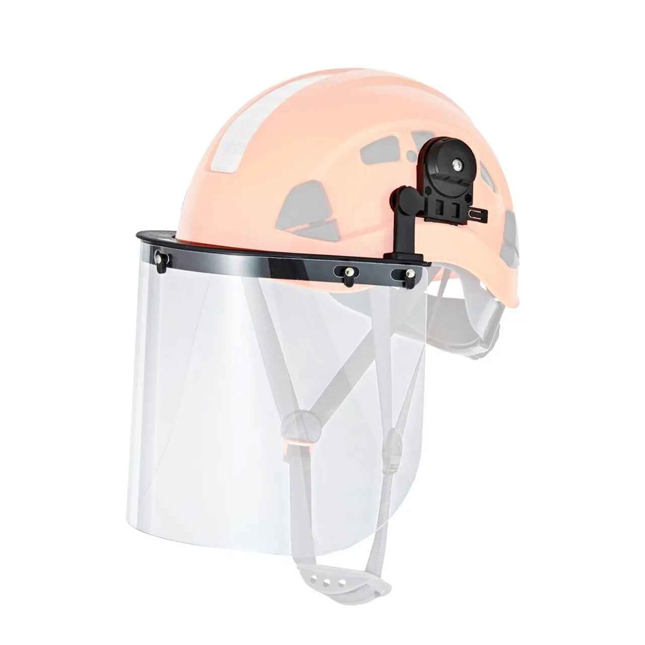 Z87 Face Shield and Mounting Bracket for Safety Helmets (H1 Series) - Defender Safety